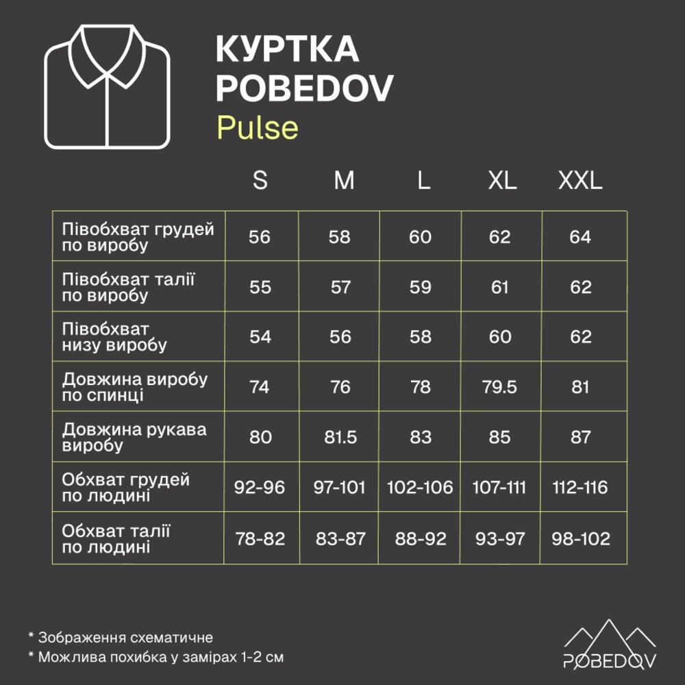 Куртка Pobedov Pulse Чорний S OWku3 192Sba, фото 8