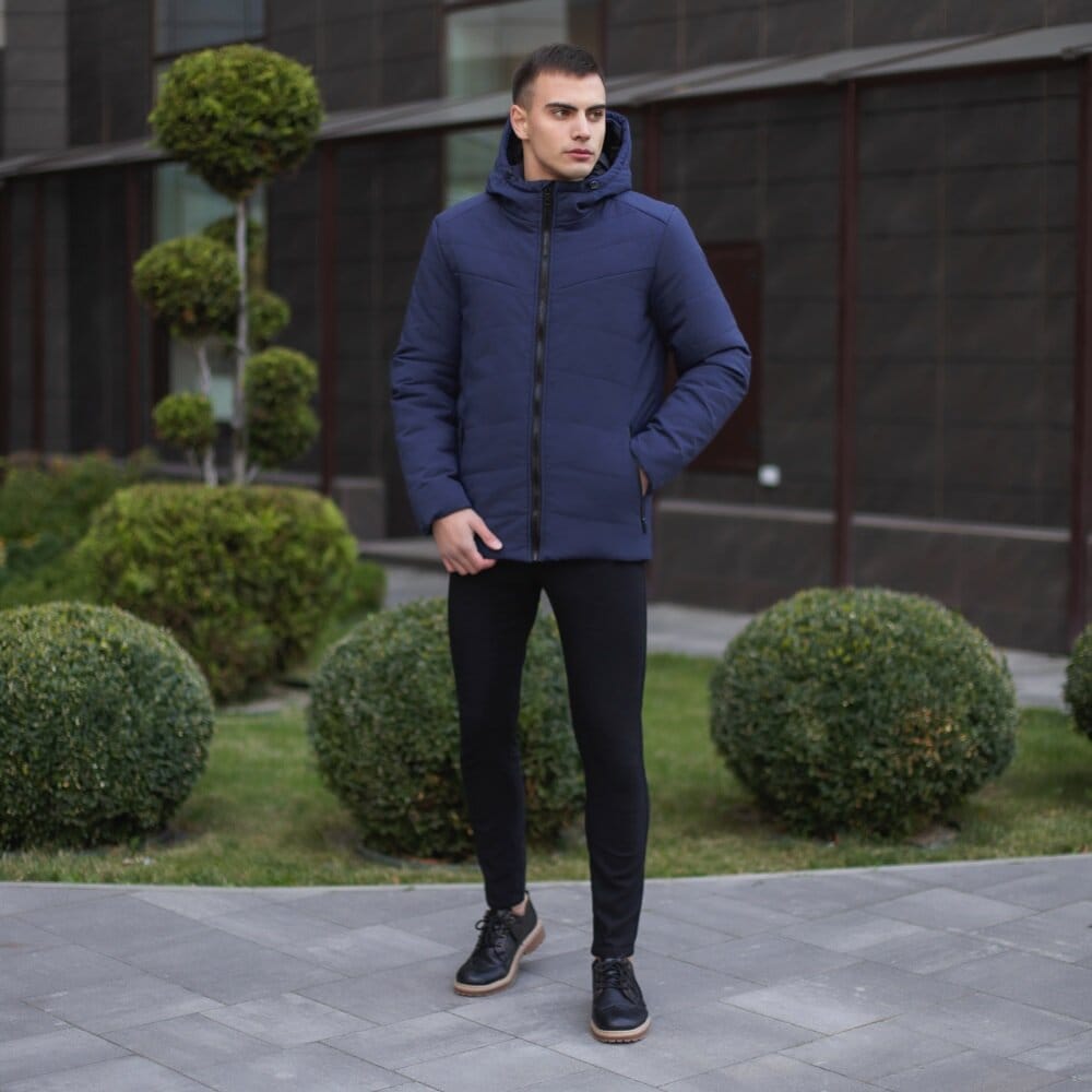 чоловіча зимова Куртка з капюшоном Pobedov Winter Jacket Dzen, фото 6