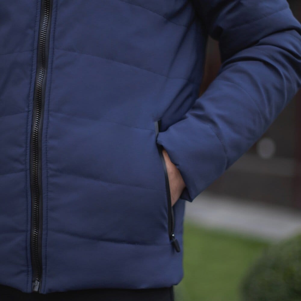 чоловіча зимова Куртка з капюшоном Pobedov Winter Jacket Dzen, фото 2