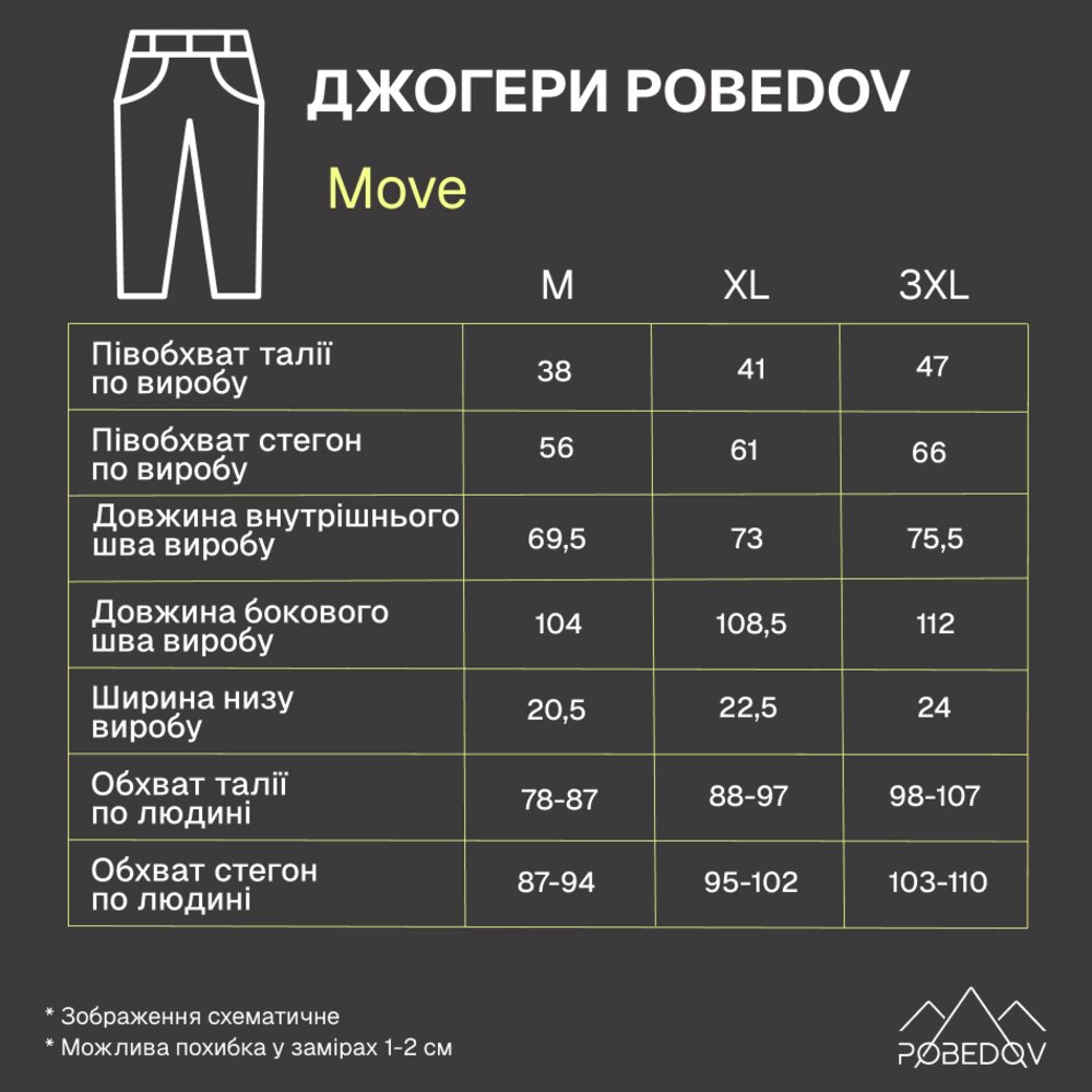 Джогери чоловічі тринитка начіс чорні. Джогери чоловічі Pobedov Move чорні., фото 5
