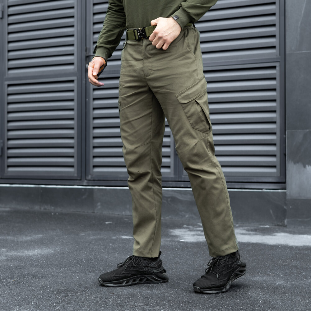 Тактические весенние штаны хаки S Pobedov Tactical V2
