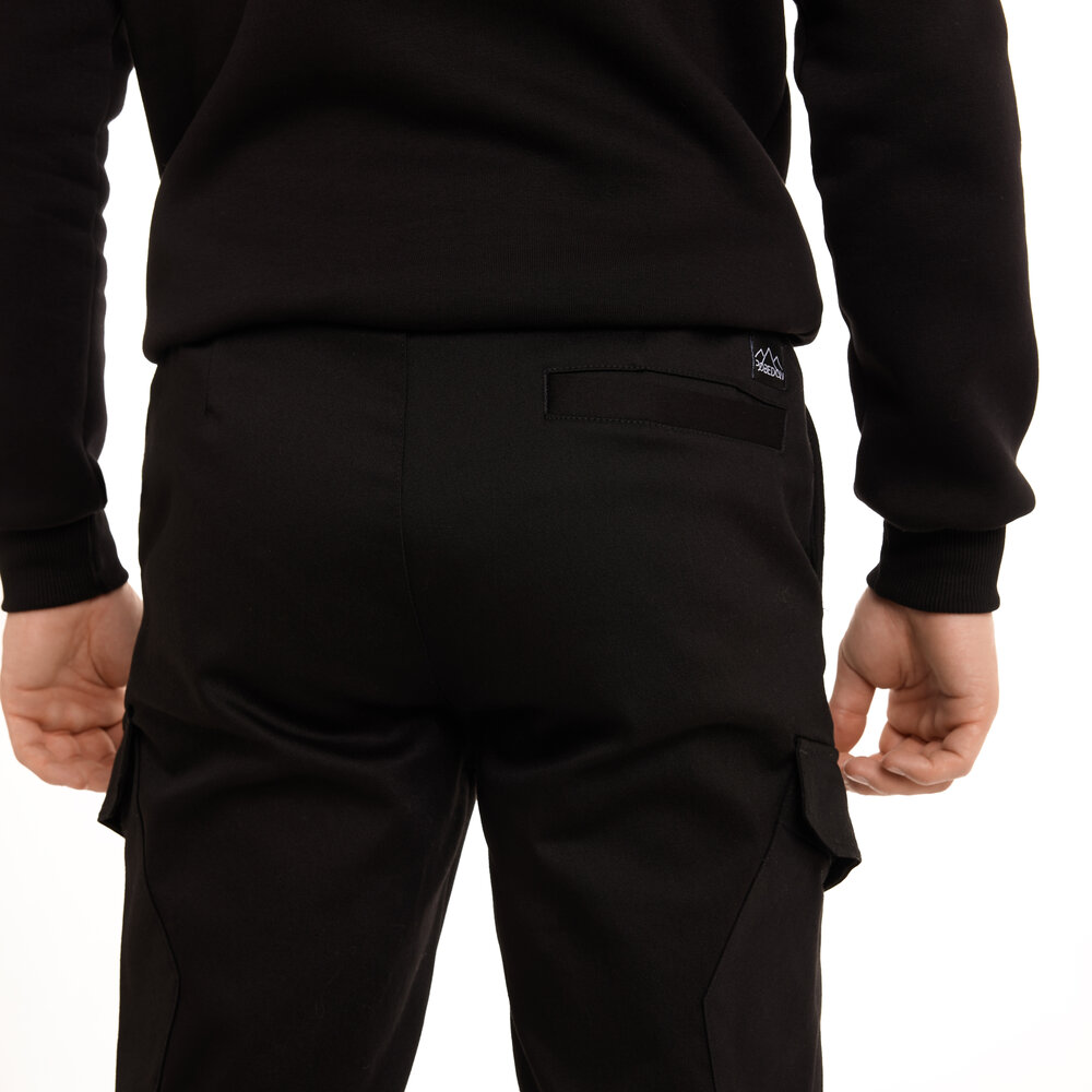 Зимові тактичні брюки чорні Pobedov trousers Tactical ЗИМА L, фото 6