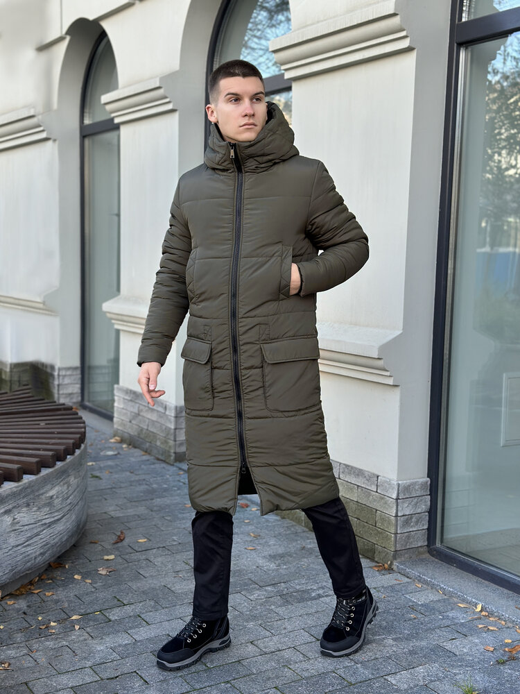 Куртка зимова чоловіча хакі Pobedov Tank 2XL
