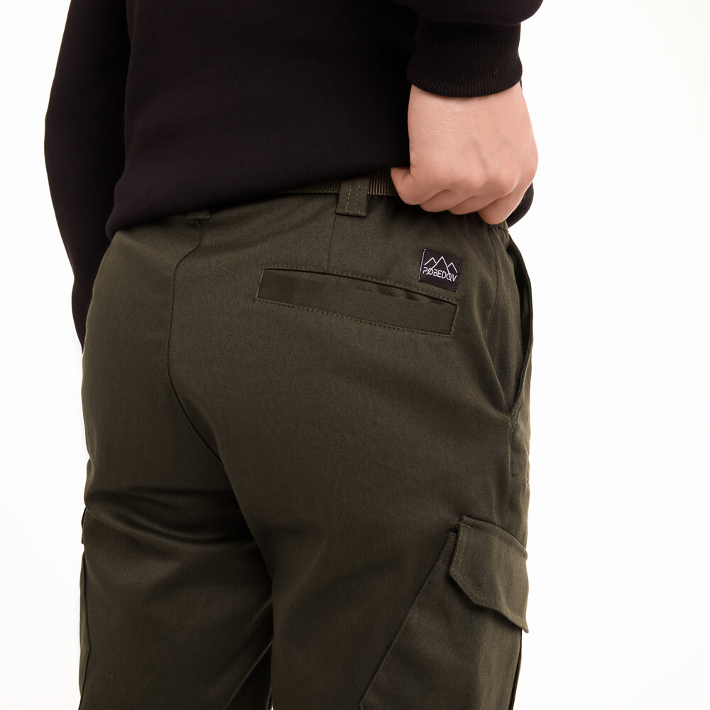Штани тактичні хакі Pobedov trousers Tactical ЗИМА L, фото 5