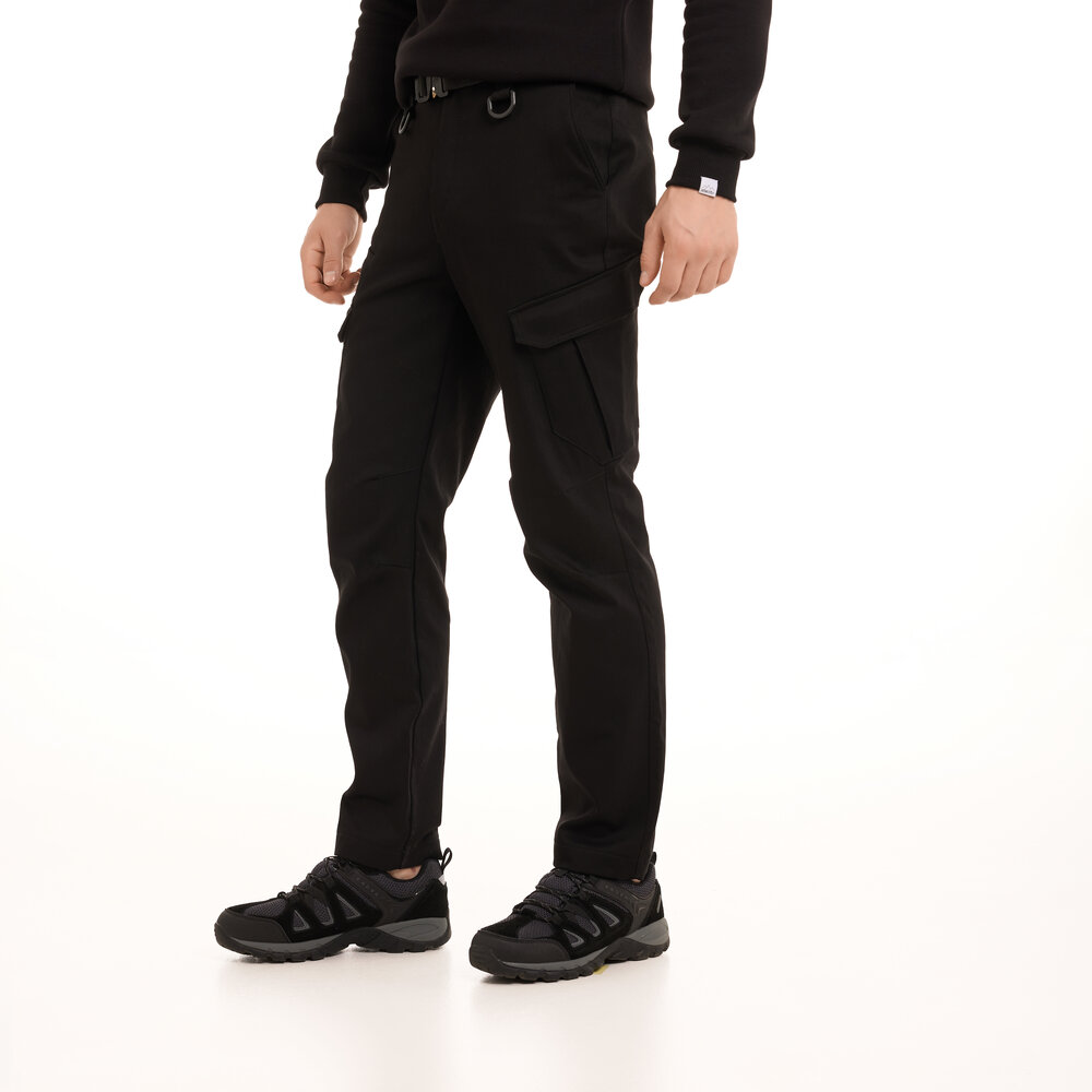 Зимові тактичні брюки чорні Pobedov trousers Tactical ЗИМА S, фото 8