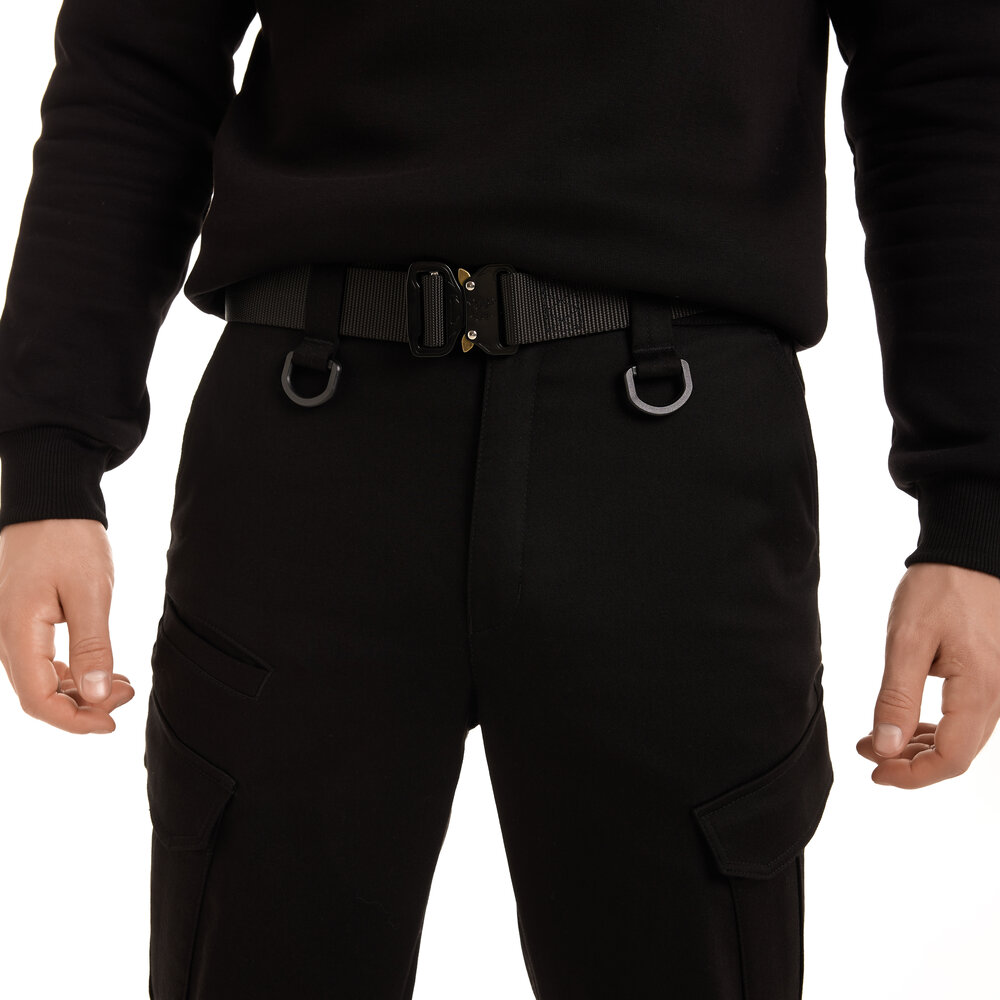 Зимові тактичні брюки чорні Pobedov trousers Tactical ЗИМА S, фото 6