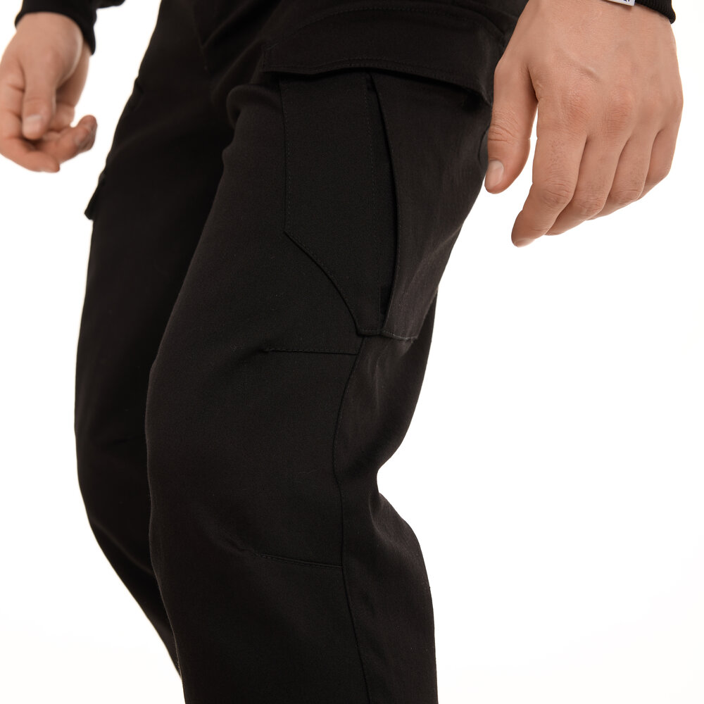 Зимові тактичні брюки чорні Pobedov trousers Tactical ЗИМА S, фото 2
